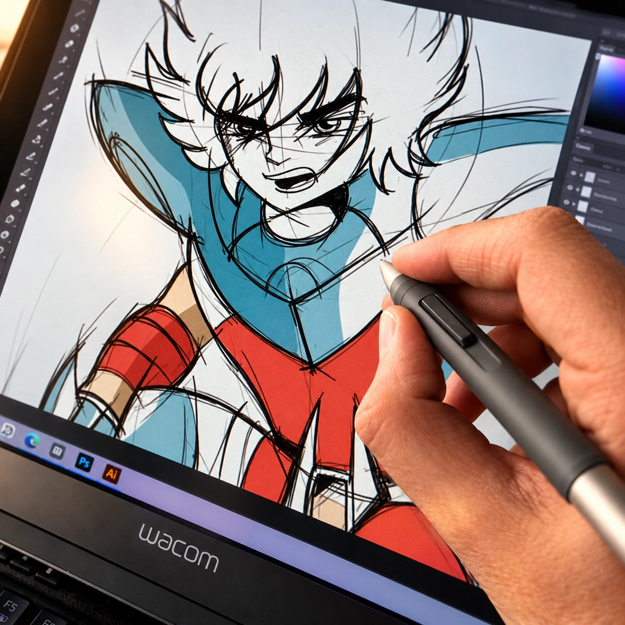 Illustrazione digitale realizzata su tavoletta grafica